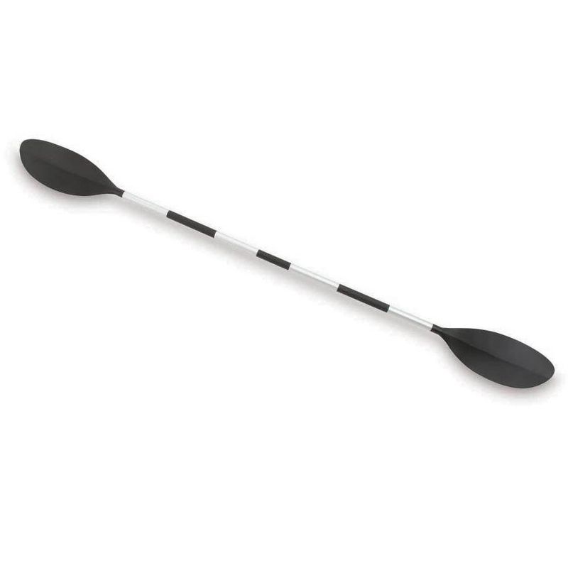 Intex Challenger K1 Inflatable Single Person Kayak Set and Accessory Kit with Aluminum Oar and High Output Air Pump built for Lakes, Rivers, & Fishing