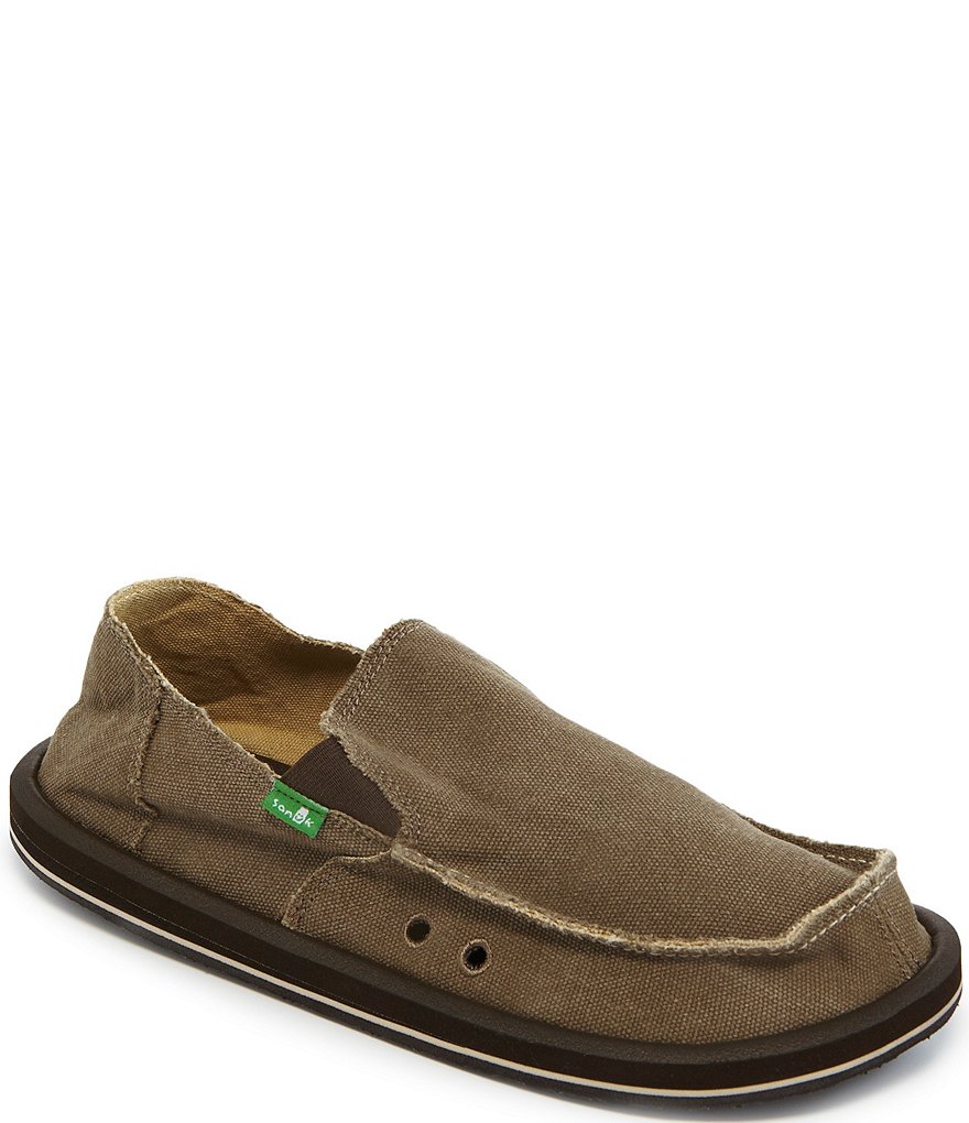 Sanuk Vagabond Canvas Slip-On Shoes