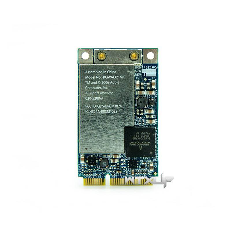 Wireless Adpter Card Wifi Mini PCI-E WLAN Broadcom BCM94321MC BCM94321 wireless-N 802.11a/b/g/n 300Mbps For Apple MacBook laptop