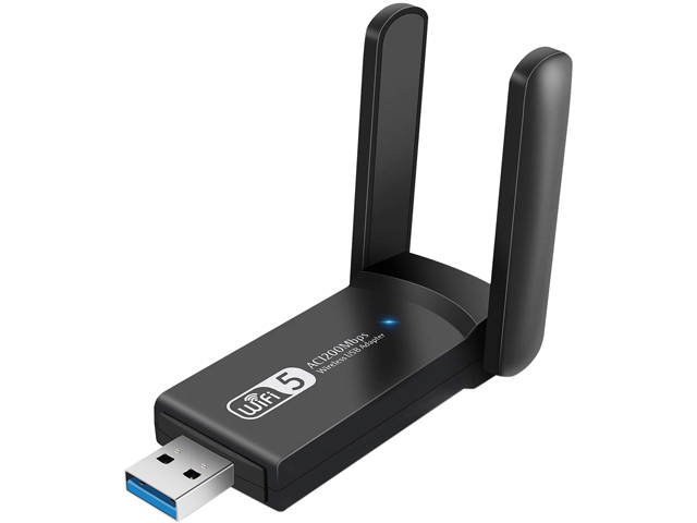 Wifi Dongle, Wireless USB Wifi Adapter 1200Mbps Dual Band 2.4G/5G USB 3.0 Wifi Stick Mini Wireless Network Card for PC Desktop Laptop, Support Windows 10/8/7/Vista/XP/2000, Linux, Mac Os X 10