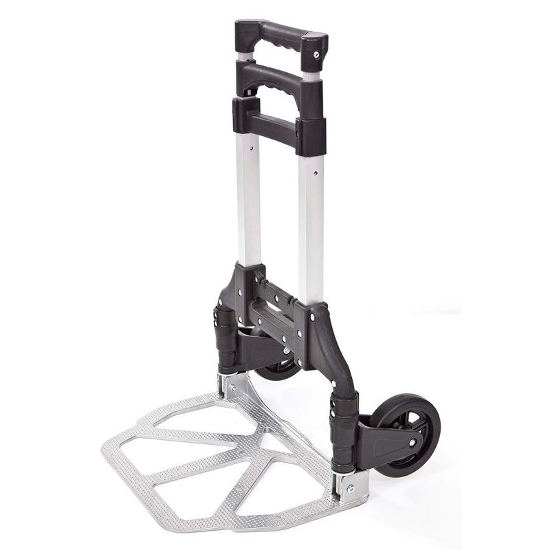 Liberty Industrial 10001 Easy Travel Folding Luggage Hand Truck Cart Aluminum Construction w/Grips Hand Truck