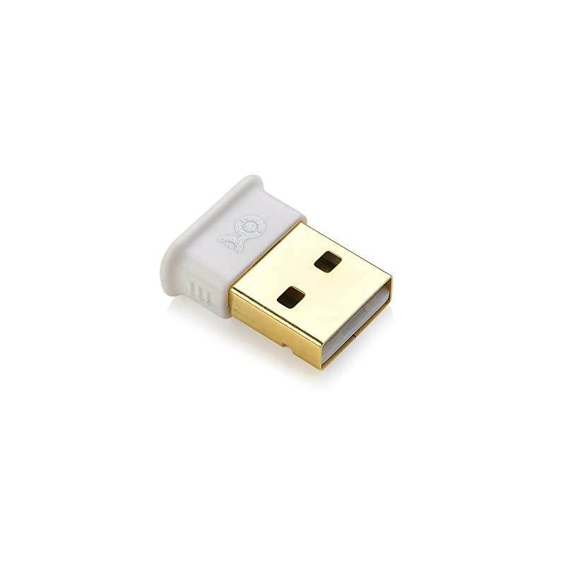 USB Bluetooth Adapter USB to Bluetooth 40 Adapter for Windows 10 81 8 7 Vista XP Raspberry Pi in White