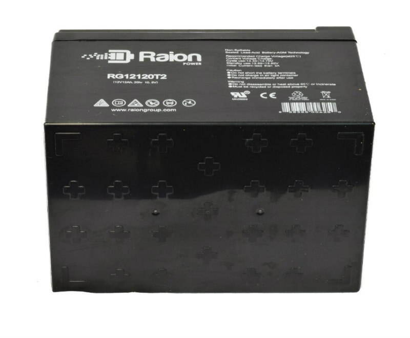 Raion Power 12V 12Ah UPS Battery For APC RBC6 - 2 Pack