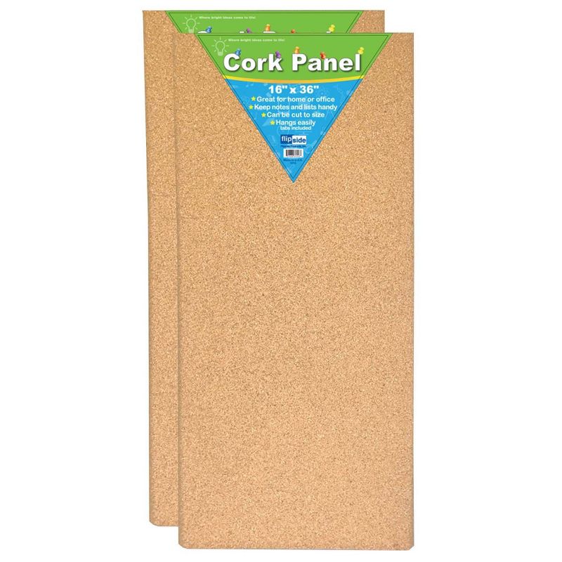 2pk 16" x 36" Cork Panels - Flipside