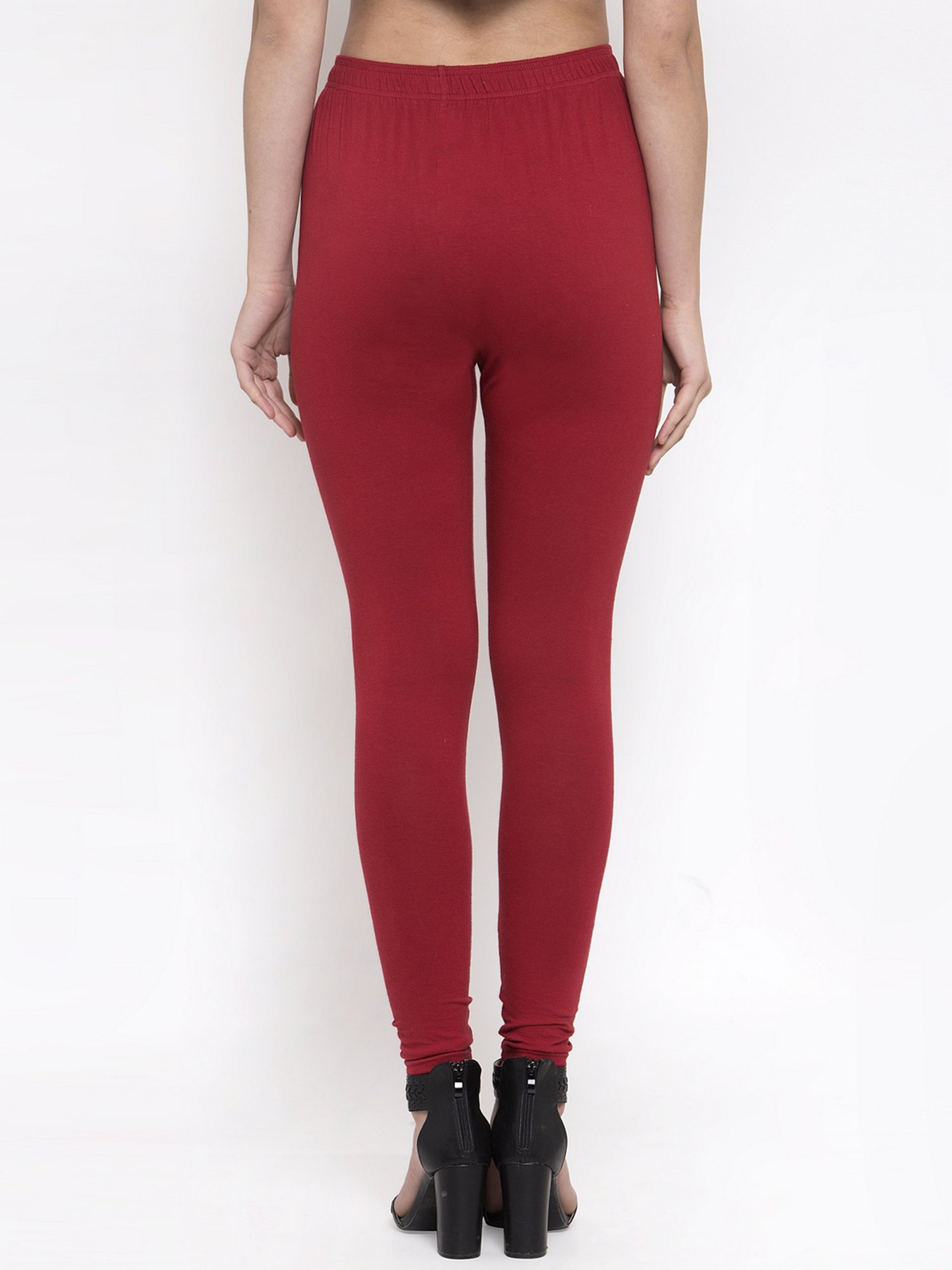 TAG 7 Red & Dark Grey Leggings - Pack of 2