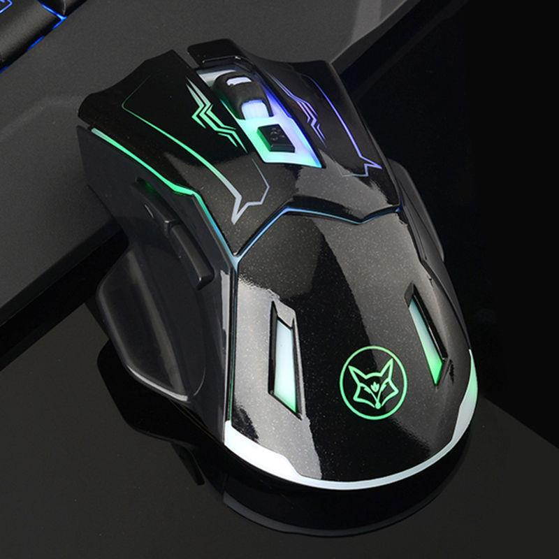 Q5 2.4GHz Rechargeable Silent Usb Optical Ergonomic Gaming Wireless Mouse Mice