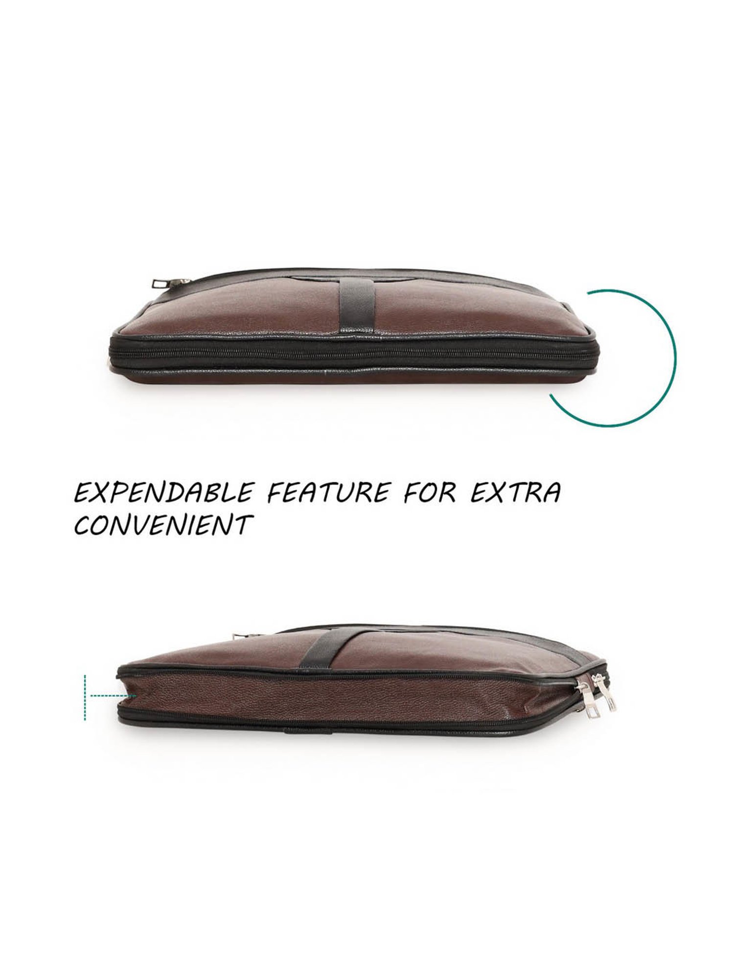 Priority Brown Synthetic Large Messenger Bag