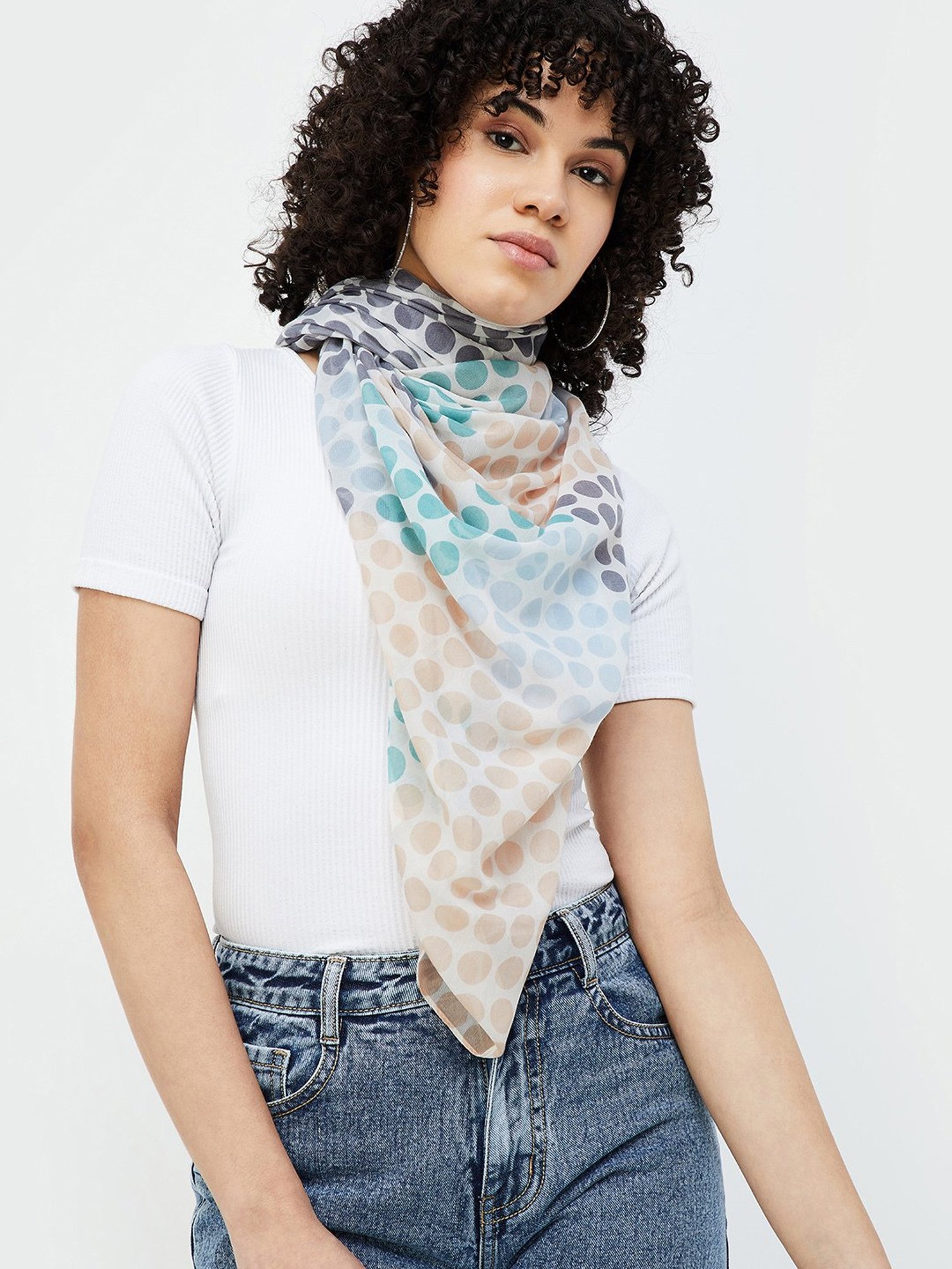 Ginger by Lifestyle Multicolor Printed Stole