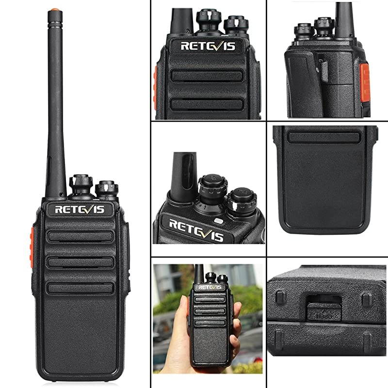 H-777S Long Range Walkie Talkies,2 Way Radios for Adults,Rechargeable Two Way Radio,VOX Hands Free Durable Strong Signal,Security Church School Business (10 Pack)