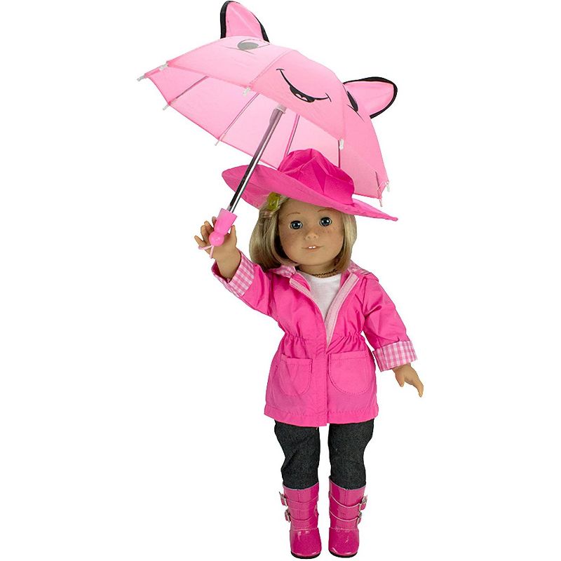 Dress Along Dolly Rainy Day Outfit for American Girl Doll