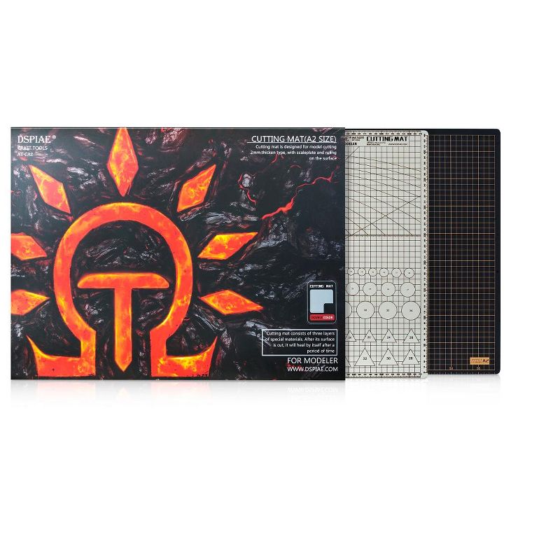 DSPIAE AT-CA2 (A2 Size) Cutting Mat with Scale Plate and Ruling on the Surface