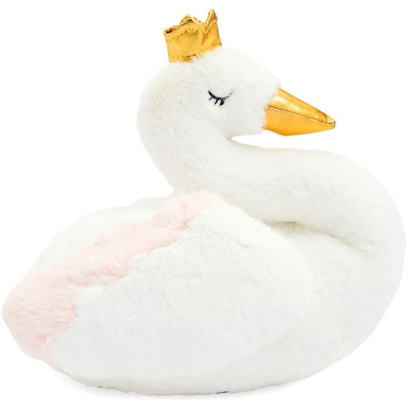 Blue Panda Swan Princess Plush Toy, Stuffed Animal (10 Inches)