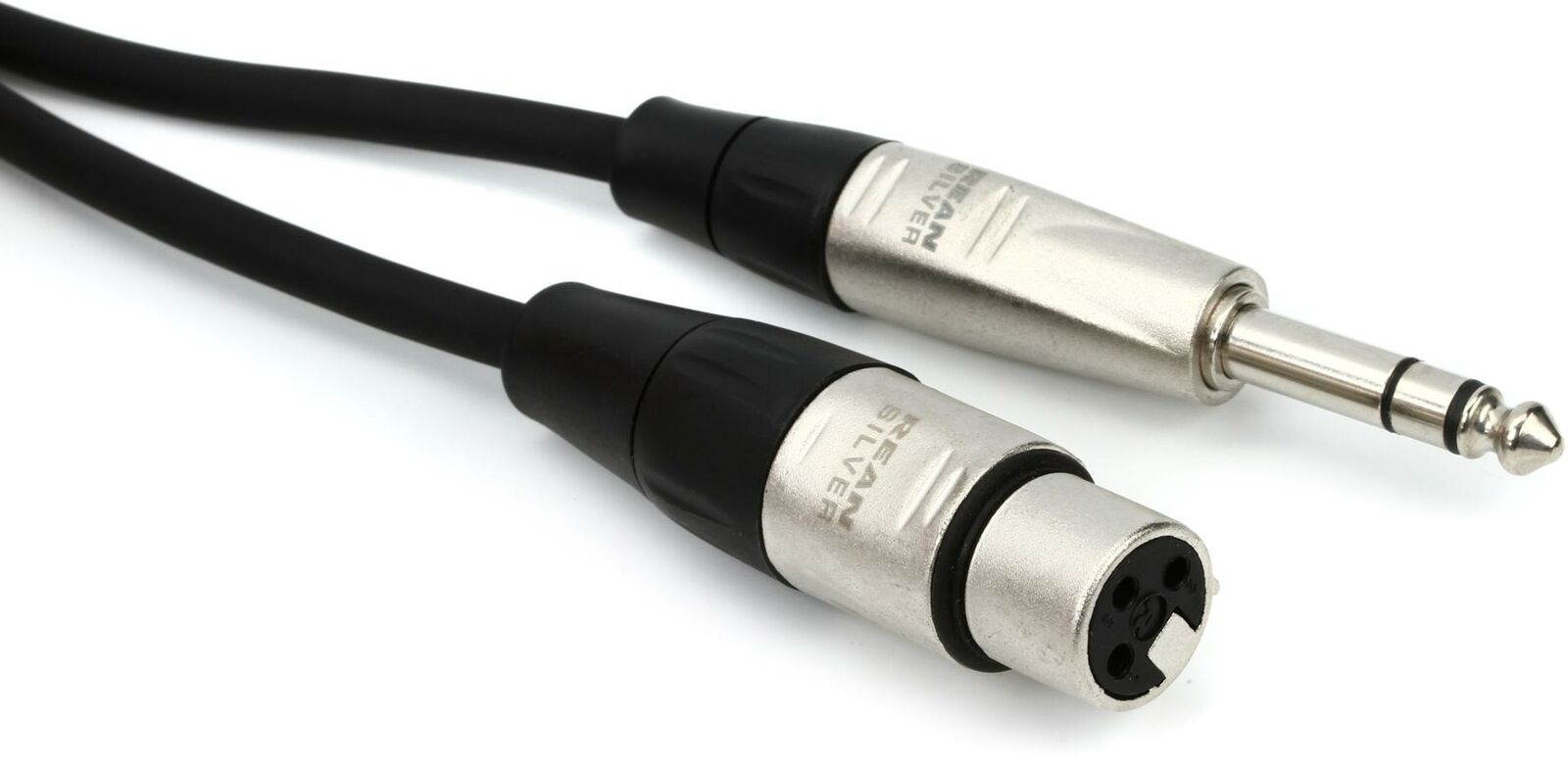 SuperFlex GOLD Patch Cable, XLR Male to XLR Male - 1' Length