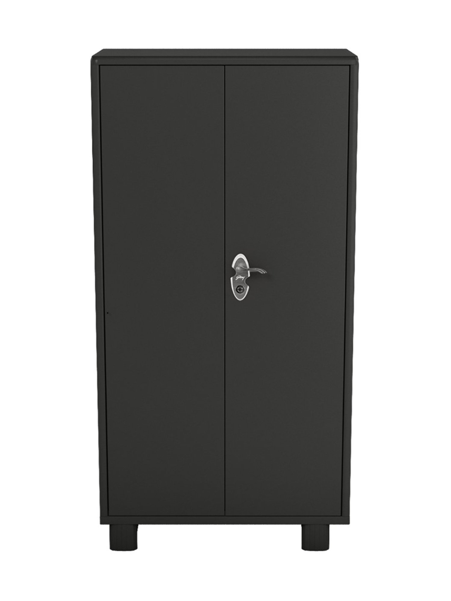 Godrej Interio Ewa Brown Engineered Wood 4 Door Wardrobe