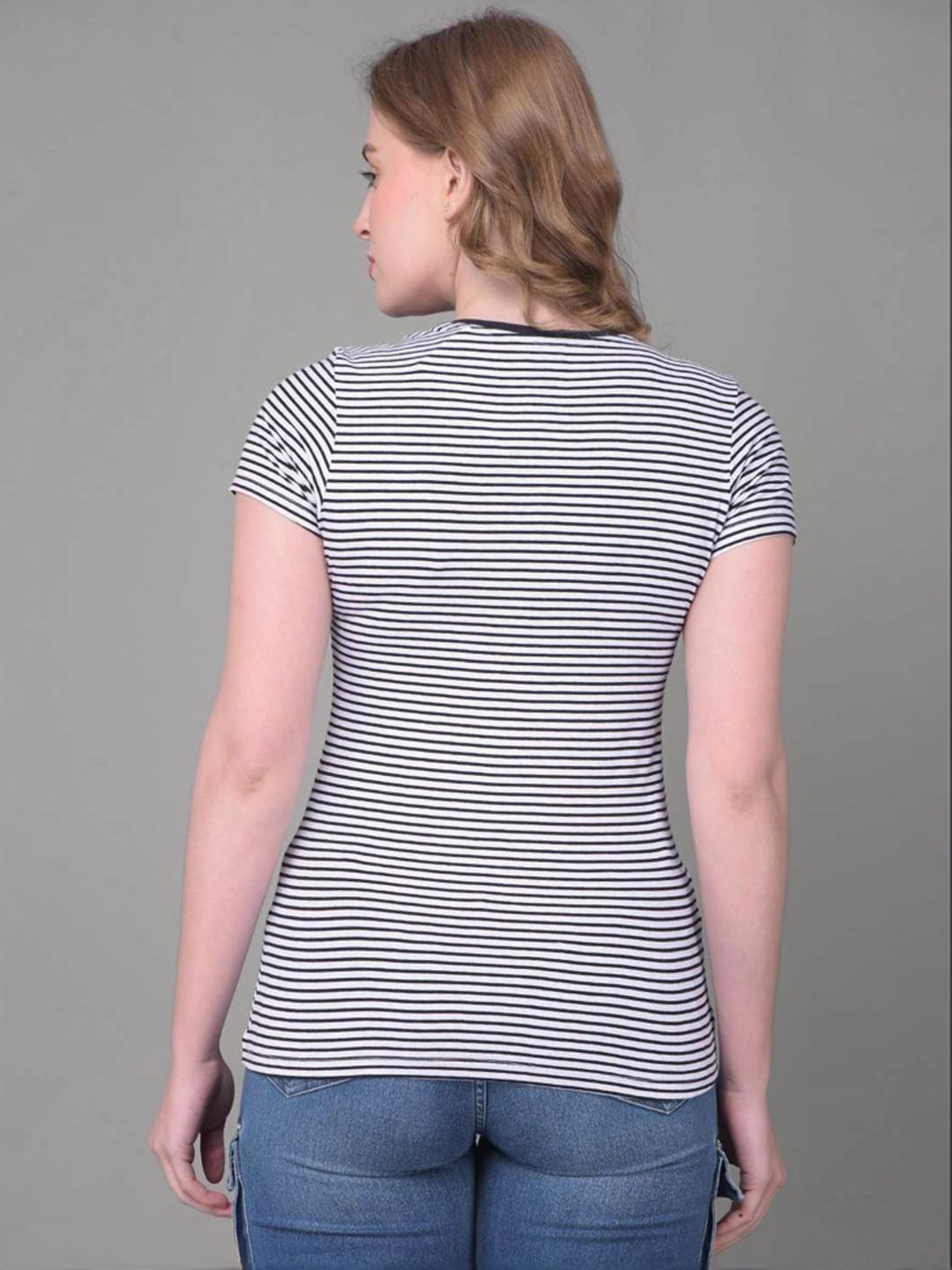 Dollar Black & Green Cotton Striped Sports T-Shirt - Pack Of 2