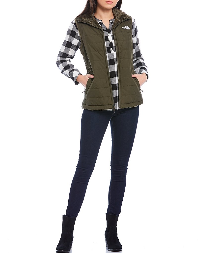 The North Face Mossbud Insulated Reversible Zip Front Vest