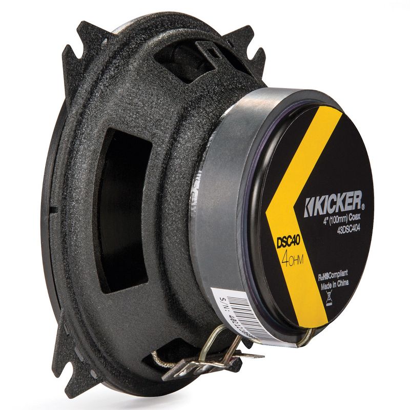 Kicker DSC40 DS Series 4" 4-Ohm Coaxial Speakers