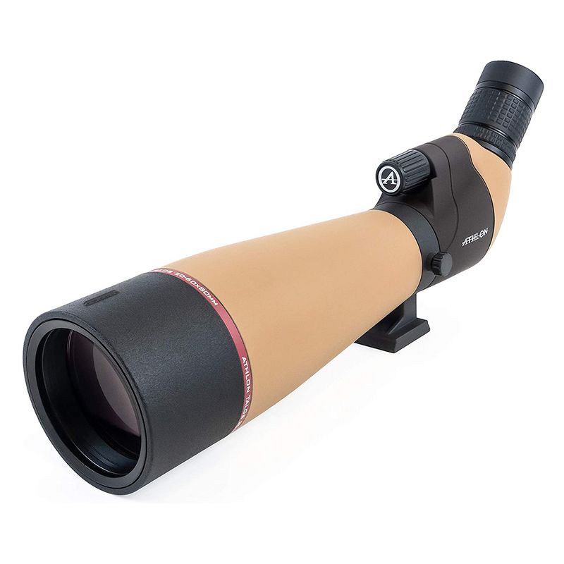 Athlon Optics Talos 20-60x80 Waterproof Spotting Scope with Tabletop Tripod and Soft Case for Shooting, Rifle Hunting, Stargazing, and Bird Watching