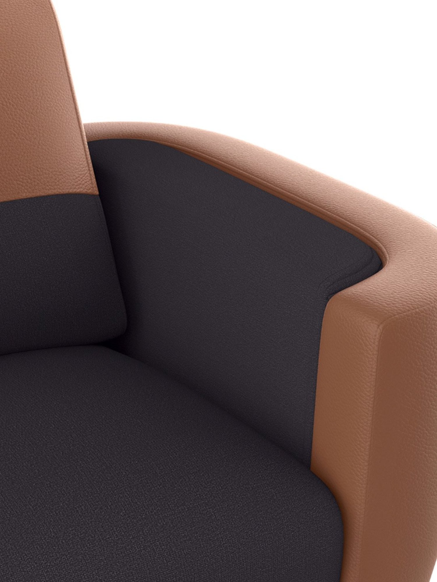 Godrej Interio Collet V2 Brown Pinewood 3 Seater Sofa