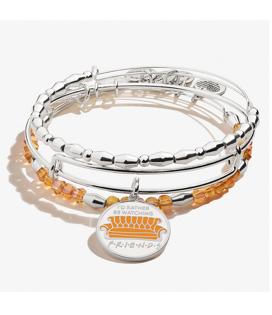 Alex and Ani Friends Charm Bangle Bracelet Set