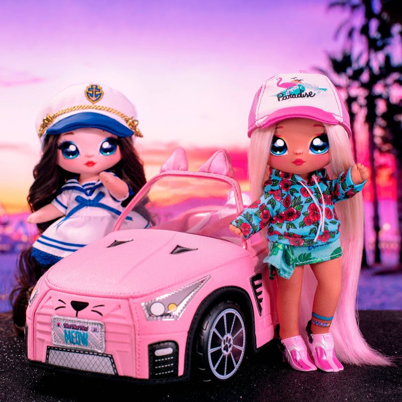 Na! Na! Na! Surprise Pink Soft Plush Convertible Car