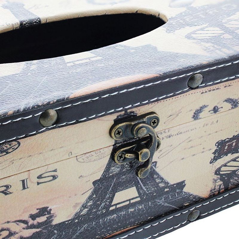 Home Basics  Easy Tear Bamboo Paper Towel Holder with Weighted Base, Natural