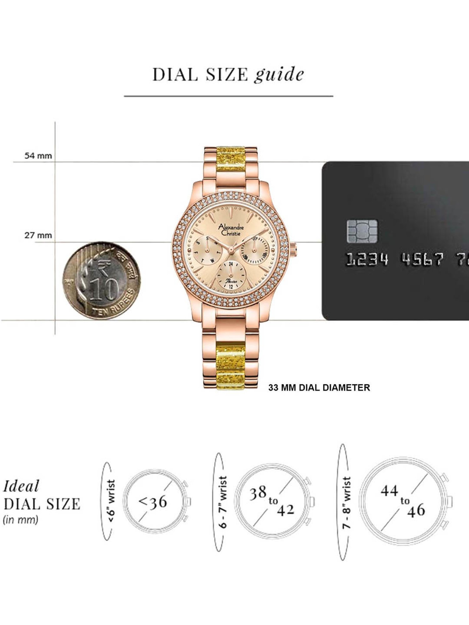 ALEXANDRE CHRISTIE 2932BFBRGLNLO Passion Analog Watch for Women