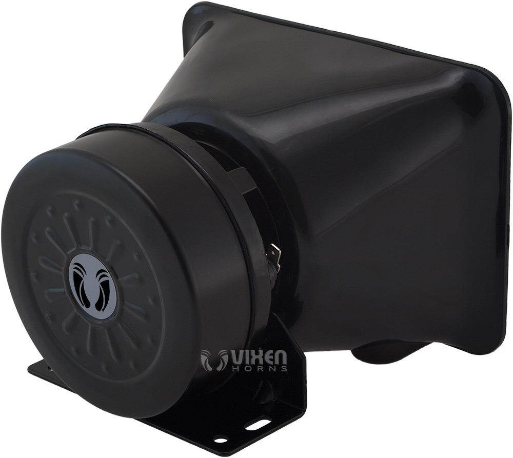 Vixen Horns Loud 100W Alarm Siren/PA/Public Address Speaker Black VXS9118