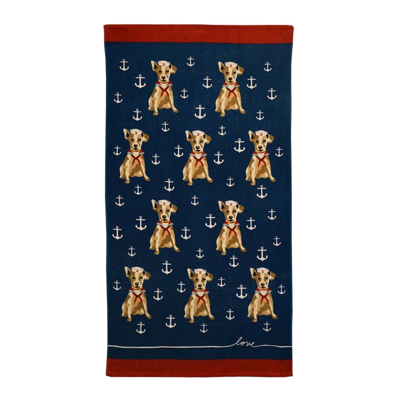 Iveta Abolina Peace Hands Tan Beach Towel - Deny Designs