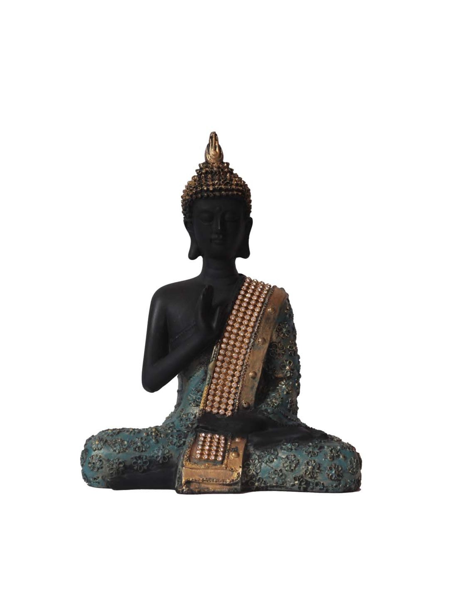 eCraftIndia Handcrafted Meditating Blessing Buddha