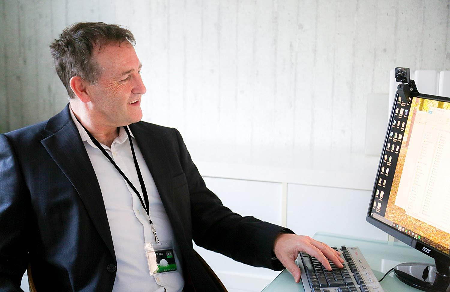 Durably Woven Lanyards & Horizontal ID Badge Holders ~Premium Quality, Waterproof & Dustproof ~ for Moms, Teachers, Tours, Events, Businesses, Cruises & More (50 Pack, Black) by Stationery King