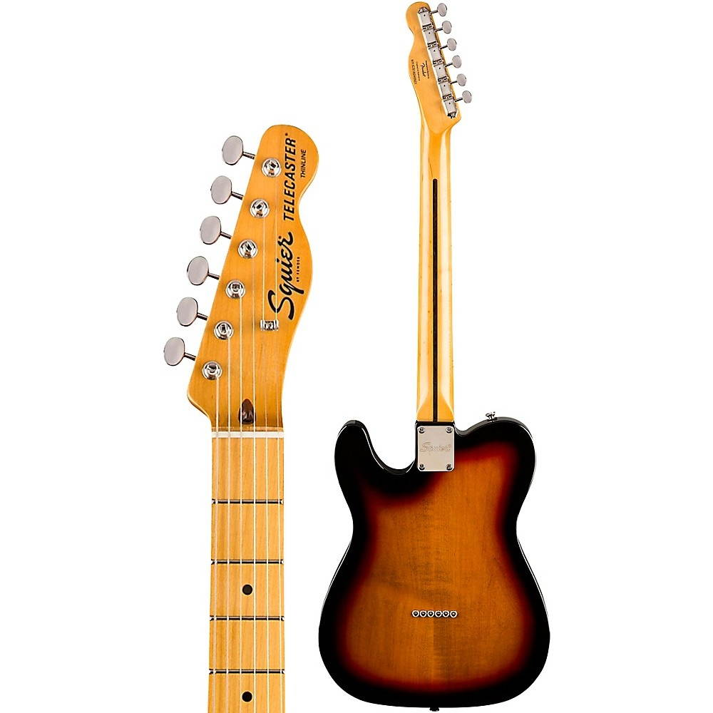 Squier Classic Vibe '70s Telecaster Thinline Maple Fingerboard Electric Guitar 3-Color Sunburst