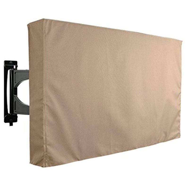 Outdoor TV Cover, Brown Universal Weatherproof Protector for 40''  42'' TV