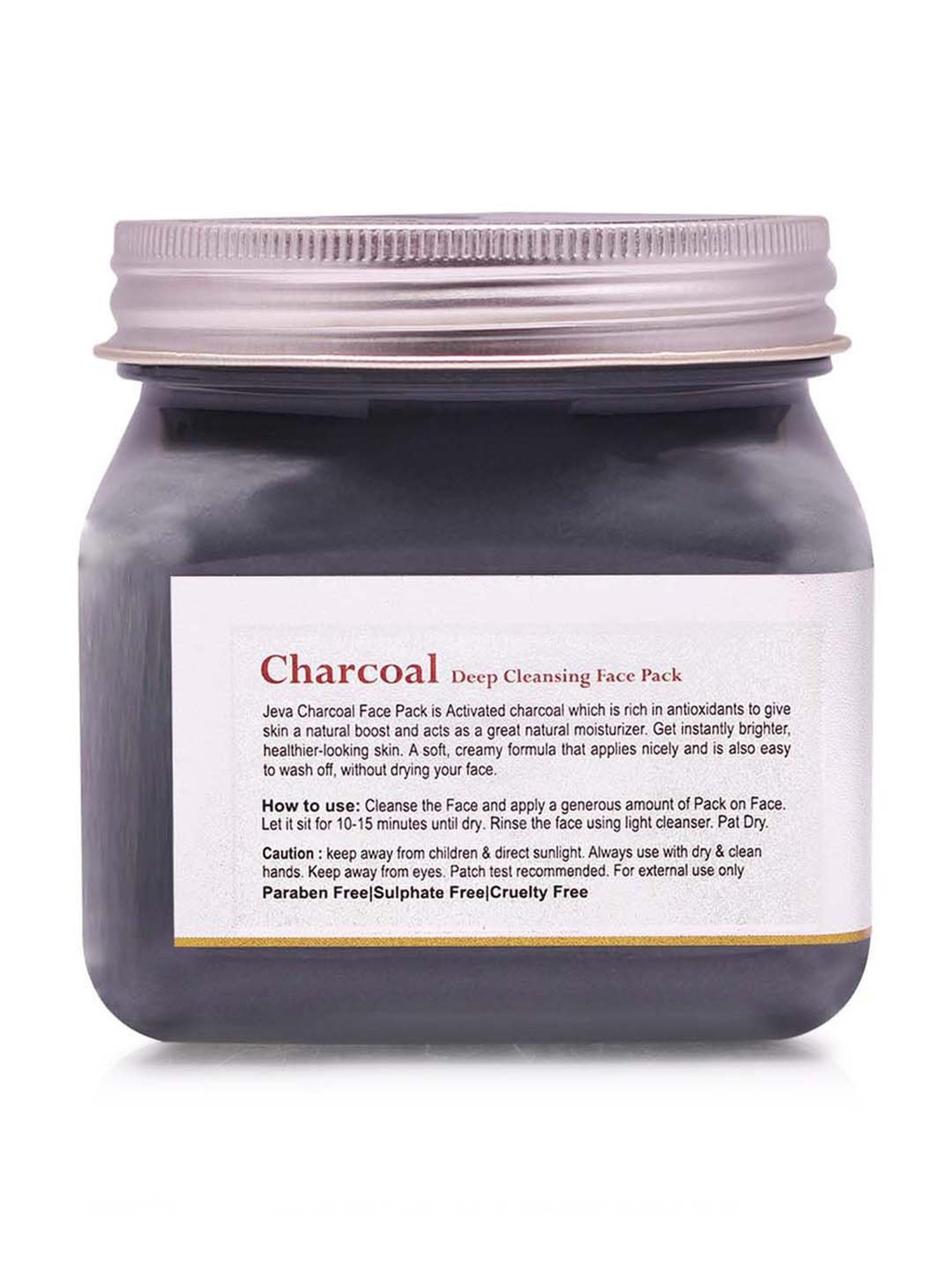 Charcoal Deep Cleasing Face Pack - 380 ml