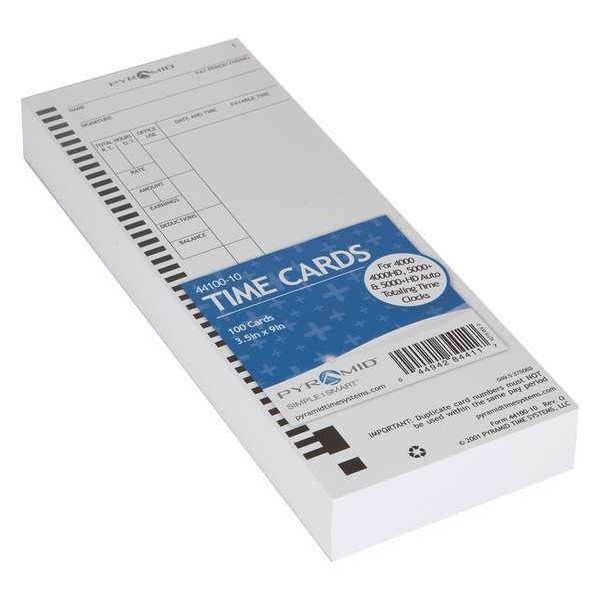 PYRAMID 44100-10 Time Card,PK100