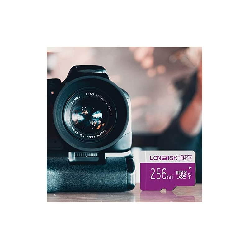 256GB Micro SD Card UHS-I MicroSDXC Card for Drone/Dash Cam/Smart Phone/Tablet PC/Video Player(U1 256GB)