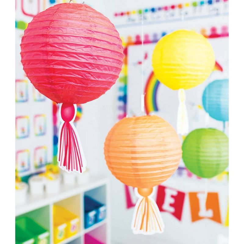 Schoolgirl Style 36pc Hello Sunshine - Tassels Colorful Cut-Outs 6" x 3.5"