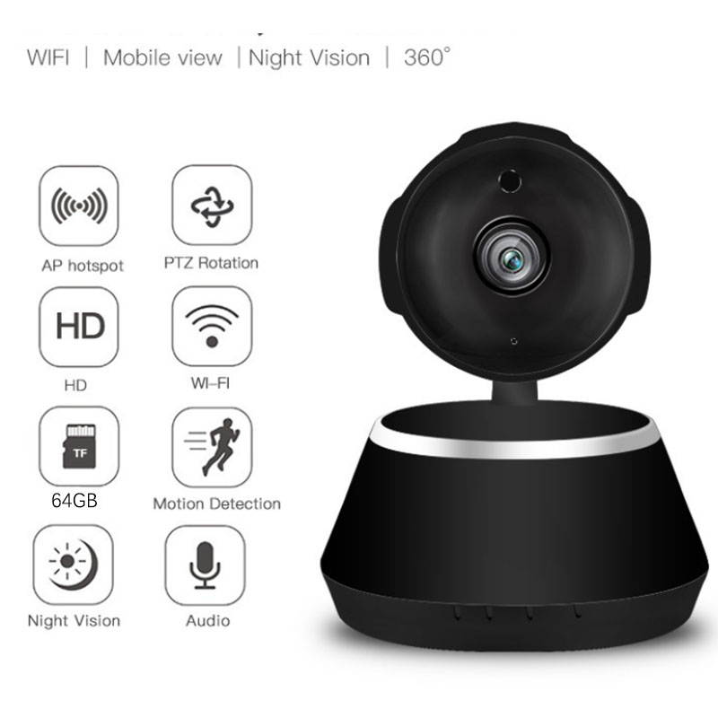 HD IP Camera Wireless Camera Audio Record 720P CMOS Home Security Camera