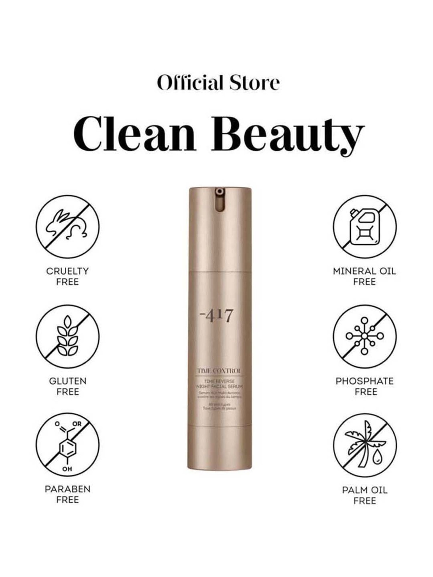 Minus 417 Time Control Time Reverse Night Facial Serum 50 ml