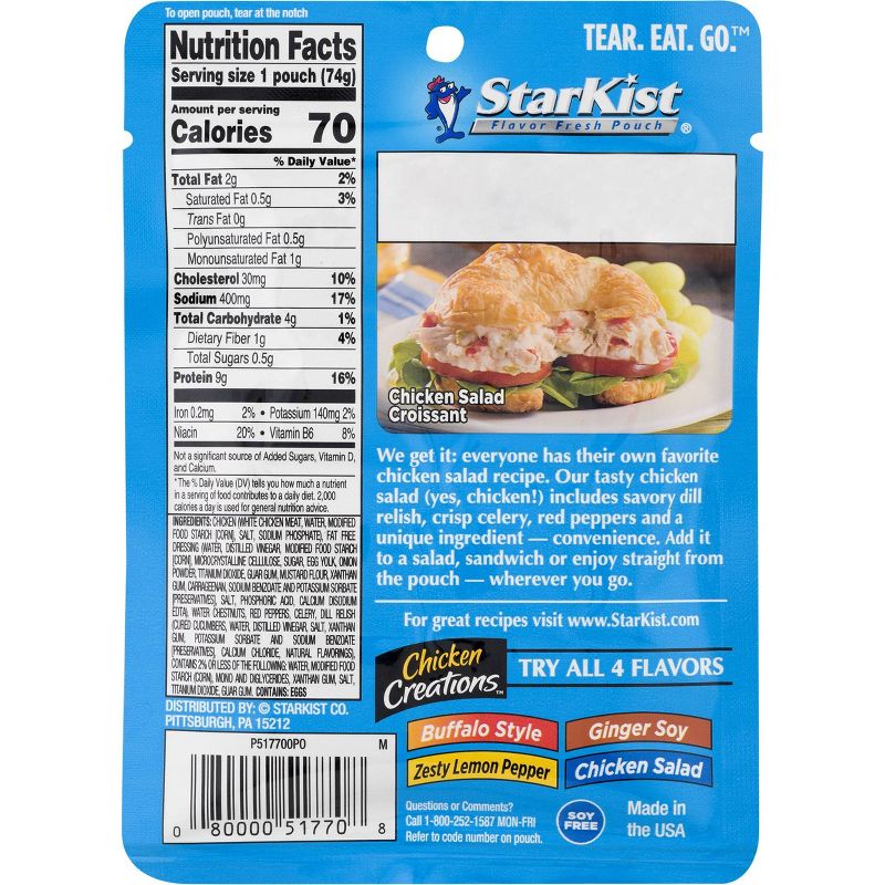 StarKist Chicken Creations Chicken Salad - 2.6oz