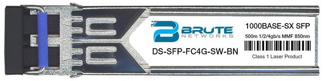 Cisco DS-SFP-FC4G-SW - 1000BASE-SX 1/2/4gb/s 500m 850nm SFP (100% Compatible)
