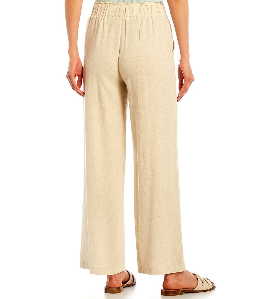 Lucy Paris Drawstring Full Length Wide Leg Pants