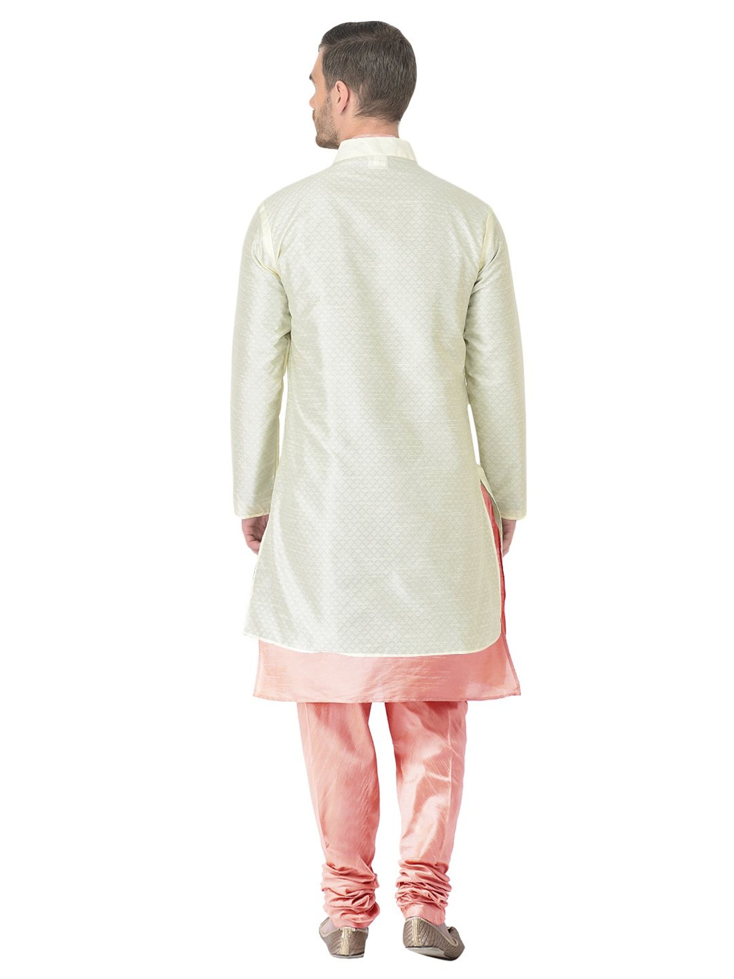 SG RAJASAHAB Multi Regular Fit Self Pattern Kurta Set