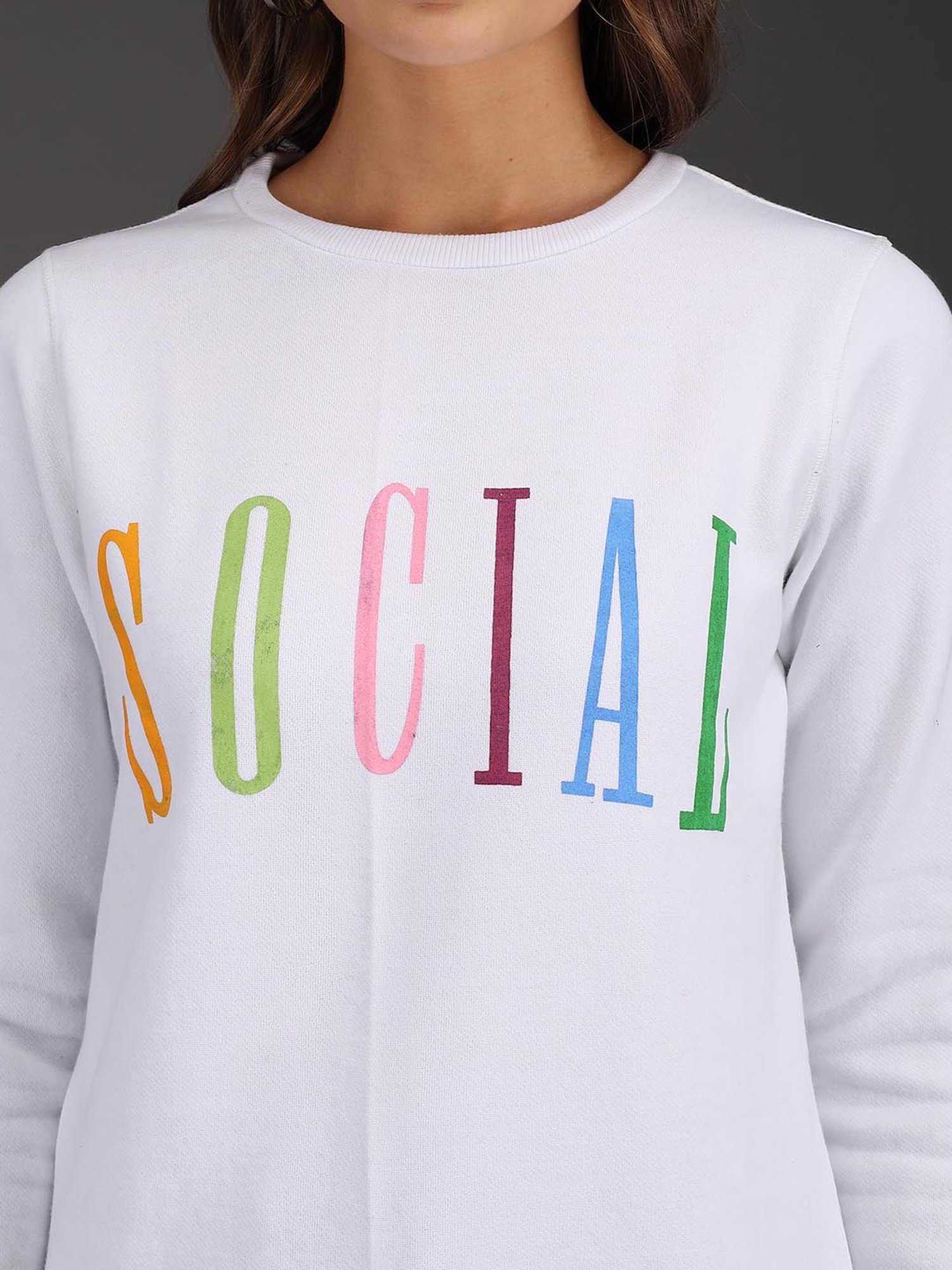 Belle Fille Yellow Patchwork Sweatshirt