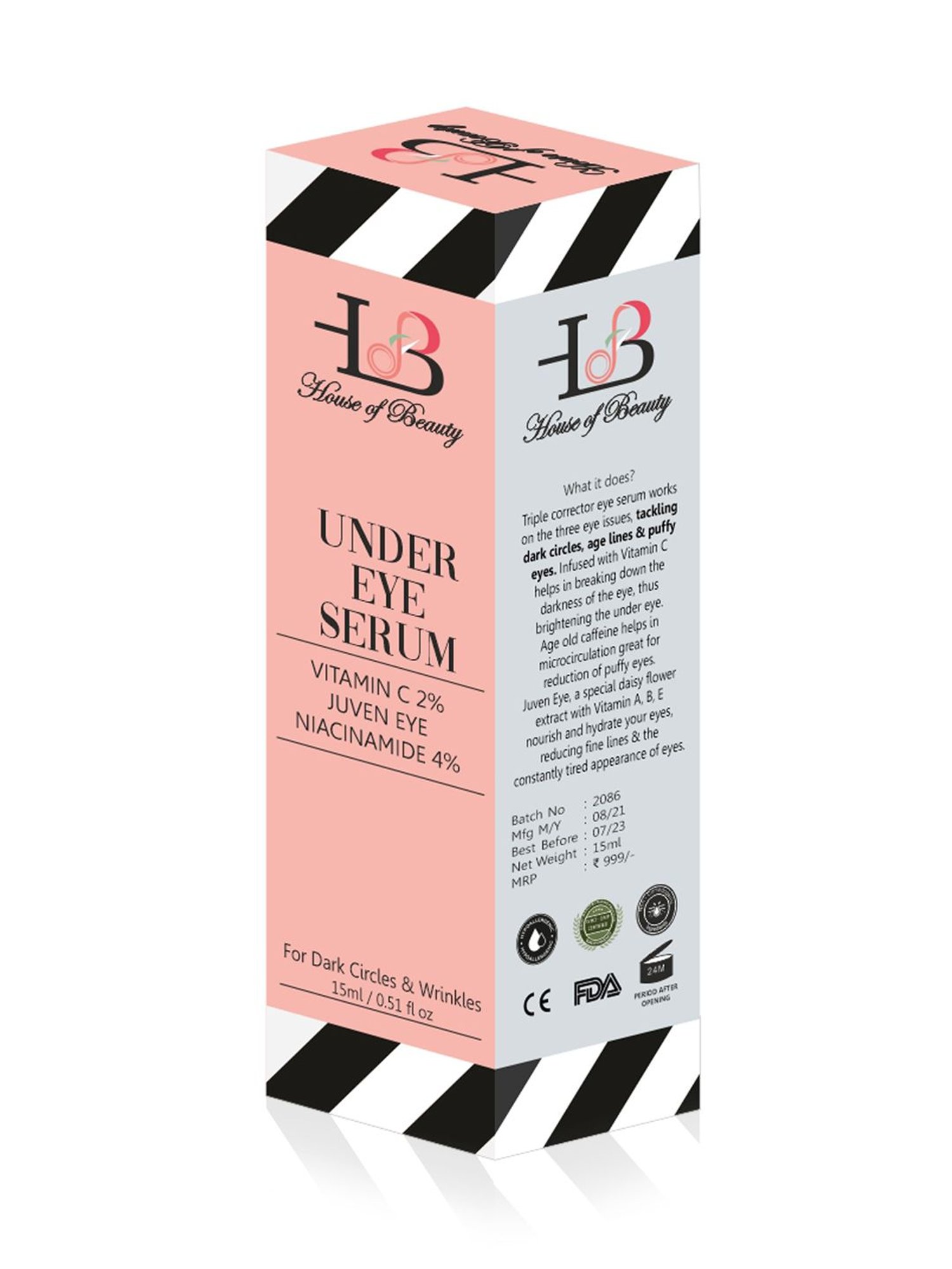HofB- House of Beauty Under Eye Serum - 62 gm
