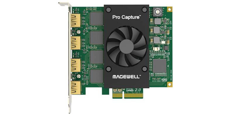 Magewell Pro Capture Quad HDMI Four Channel HD Capture Card #11100