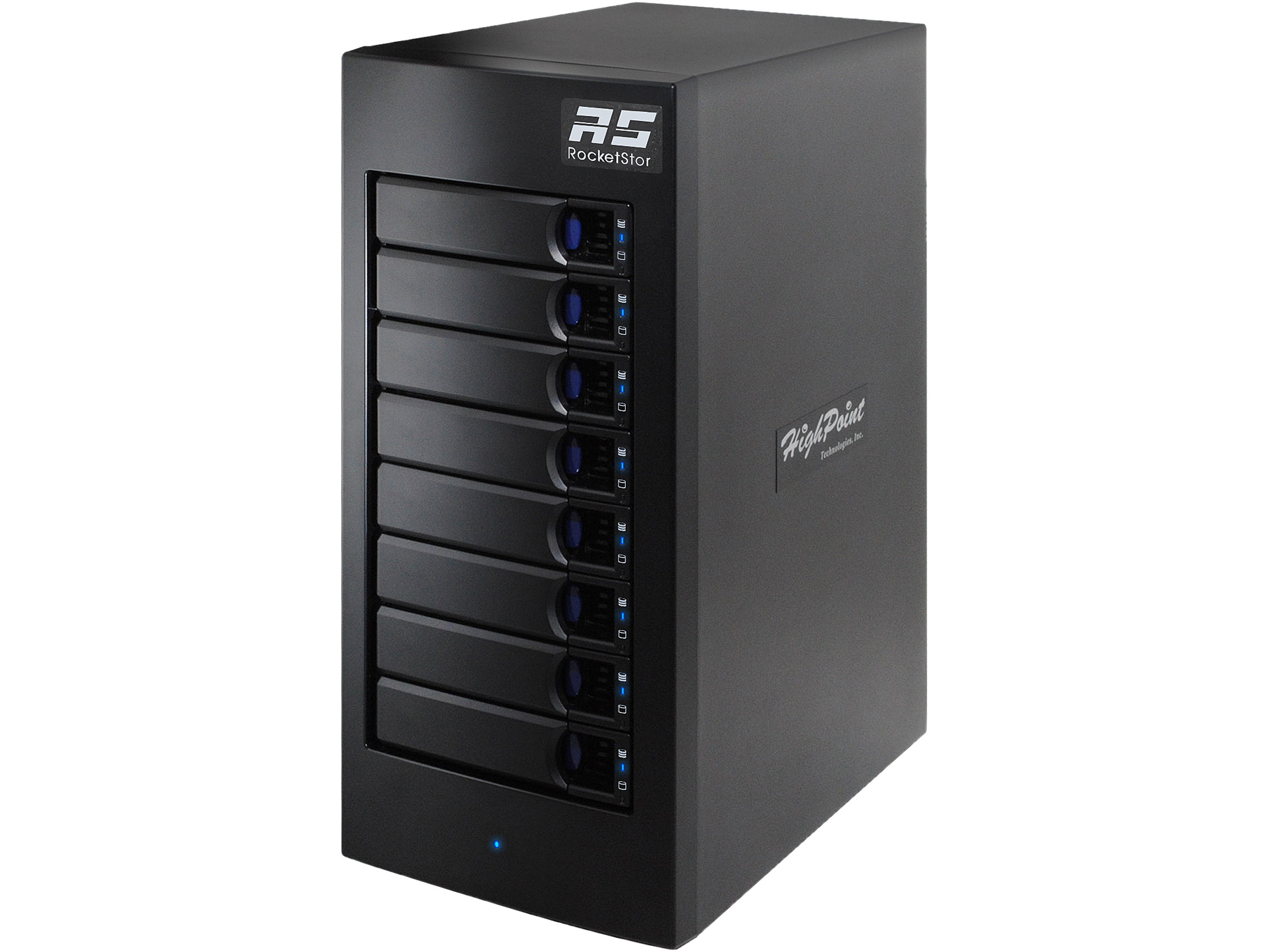 HighPoint RocketStor RS6628A 8-Bay 2nd Gen Thunderbolt 3 Hardware RAID Enclosure