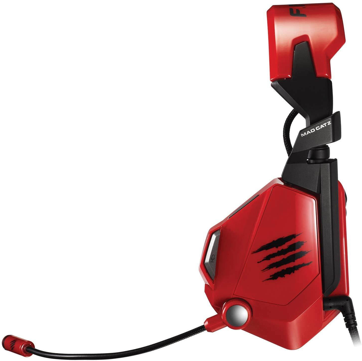 Mad Catz F.R.E.Q.5 Stereo Gaming Headset for PC and Mac, Red