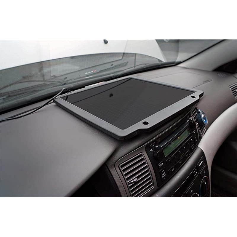 Solar Battery Charger and Maintainer - 4.8 Watt, 12V - For Cars, Boats, Motorcycles, Snowmobiles, Trucks, RVs