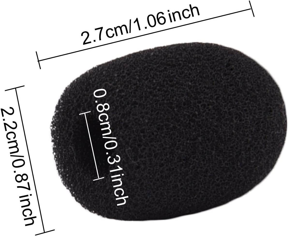 REYTID Replacement Windscreen Foam Microphone Wind Cover Compatible with Turtle Beach Stealth, Elite, Recon Gaming Headsets